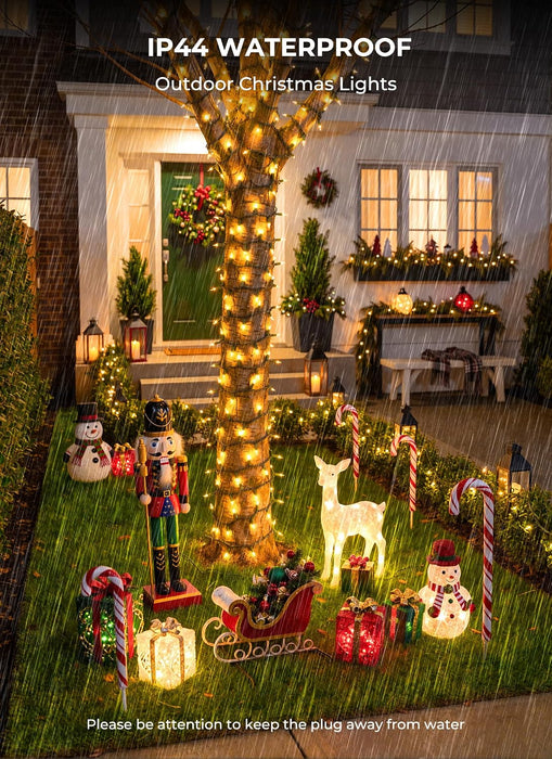 LED Christmas Lights Indoor Outdoor, 33FT 100 Count Mini String Lights
