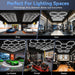 Hexagon 5000K LED Garage Lights: 25 Pack Updated 1.31-inch Wider Size,26300LM Super Bright Hex Lighting Ceiling LED Shop