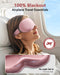 3D Blackout Weighted Sleep Mask, Airplane Travel & Nurse Essential