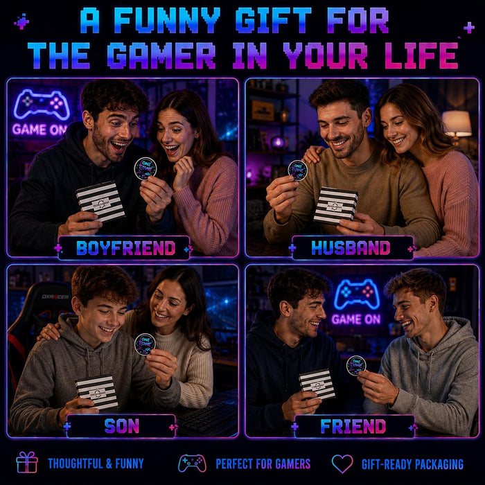 Gamer Gift for Men Boyfriend Husband Decision Coin Gaming Stuff Gamer Dad