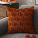 Fall Pillow Covers 18x18 2Pcs Rust Pumpkin Fall Decorations for Home
