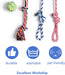 Dog Rope Toys, 4 Pack Cotton Puppy Teething and Chew Toys