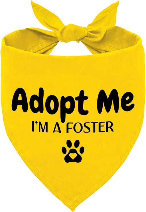Adopt Me Foster Dog Bandana Scarf, Funny Adopt Me Bandanas for Dogs