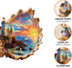 Wooden Puzzles for Adults, Sunset by the Seaside Wood Puzzles Adult