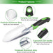 Garden Tools Set, 3 Pack Heavy Duty Gardening Tools Set Include Garden Shovel, Transplant Trowel and Hand Rake with Ergo