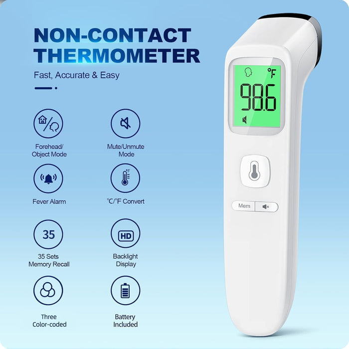 No-Touch Thermometer for Adults and Kid, Accurate Baby Thermometer