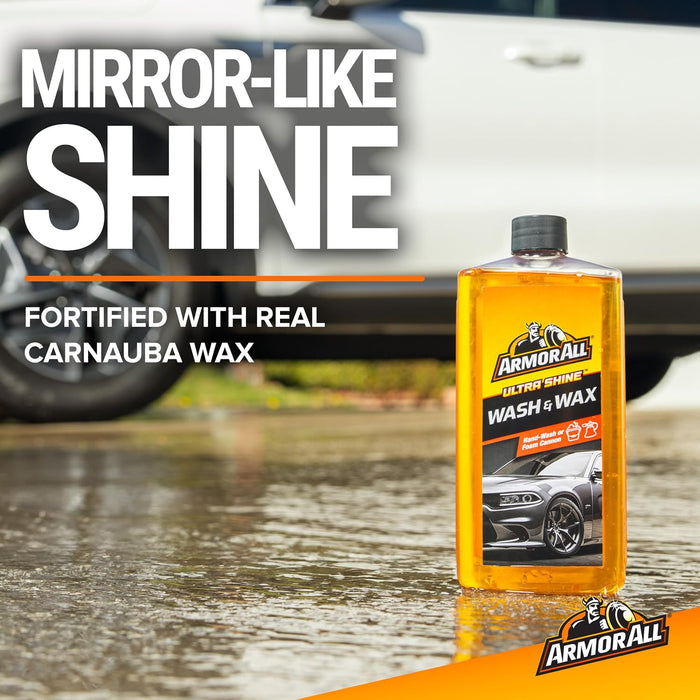 Car Cleaning Kit, Glass Wipes, Protectant, Wash & Wax, Tire Foam
