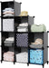 Closet Organizers and Storage, 9 Cube Storage Organizer, Black