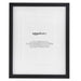 11" X 14" Photo Picture Frame or 8" X 10" with Mat - Black, 2-Pack