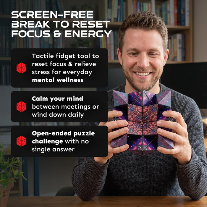 DODECA Magnetic Puzzle Cube, Stress Relief Fidget Toy