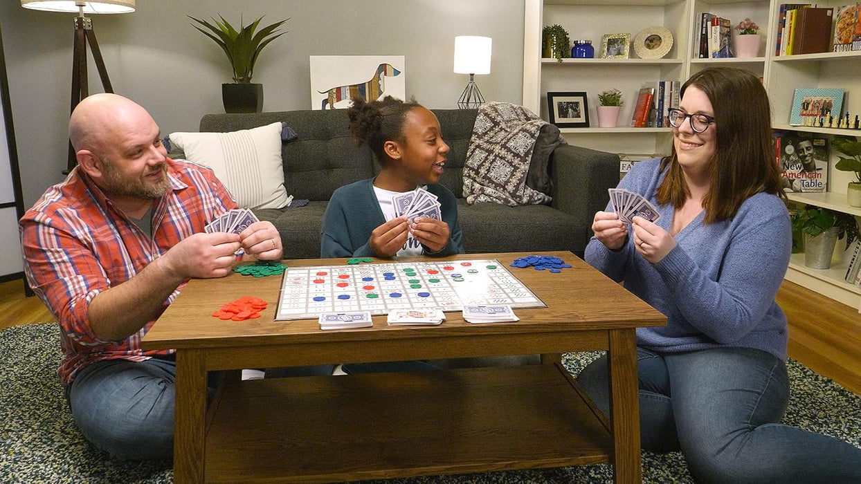 SEQUENCE- Original SEQUENCE Game with Folding Board, Cards and Chips by  ( Packaging may Vary ) White, 10.3" x 8.1" x 2.31"