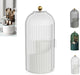 Concealed Toothbrush Holder Tooth Brush Holder with Sliding Lid Makeup Brush Holder with Cover 360° Rotating Dustproof