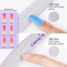 10 PCS Nail File Professional Nail Files Reusable Double Sided Emery Board(100/180 Grit) Nail Styling Tools for Home and