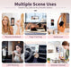 (2 Pack) Suction Cup Phone Case Mount Double Sided, Clear & Light Pink