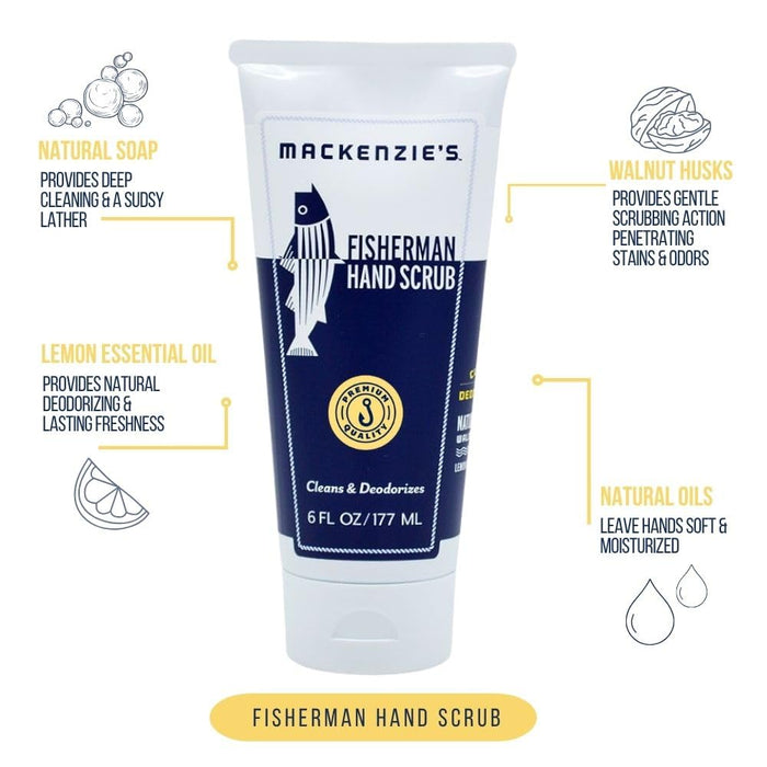 Fisherman Hand Scrub – Hand Cleanser – Hand Deodorizer – 6 oz