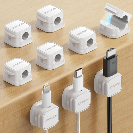 9 Pack Magnetic Cable Clips, Cord Organizer Adhesive Wire Holder