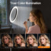 10" Ring Light with 55" Extendable Tripod Stands and Phone Holder