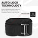 Weightlifting Belt For Men and Women - 6 Inch Auto-Lock Weight Lifting Back Support, Workout Back Support for Lifting, Fitness, Cross Training and Powerlifitng