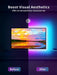 LED Lights for TV, 23ft Backlights for 75-100in TV, RGB Backlight with Music Sync Bluetooth APP and Remote Control, USB Powered LED Strip for Bedroom Home Decor