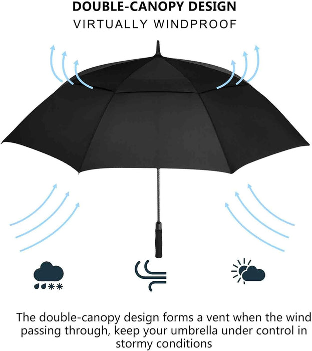 Extra Large Golf Umbrella,54/62/68/72 Inch Automatic Open Umbrella