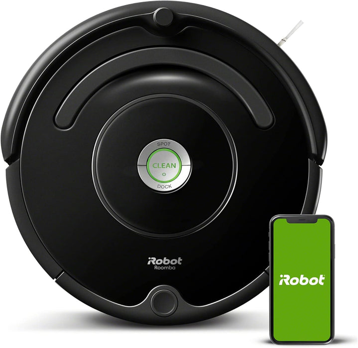 Roomba Vac Robot Vacuum (Q0120) - Easy to Use, Power-Lifting Suction, Multi-Surface Cleaning, Smart Navigation Cleans in Neat Rows, Self-Charging, Alexa