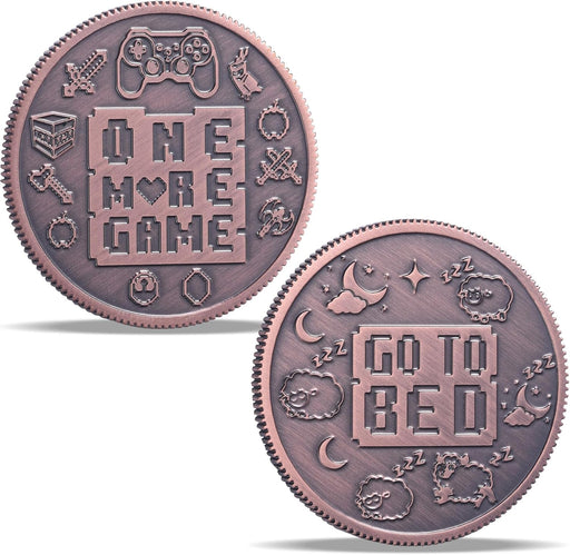 Ultimate Gamer Gift for Men - Double Sided Decision Maker Coin for Boyfriend, Husband & Gamers | Stress-Relieving Gaming