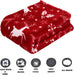 Luxury Velvet Super Soft Christmas Prints Fleece Blanket-Holiday Theme Home Décor Fuzzy Warm and Cozy Throws for Winter 