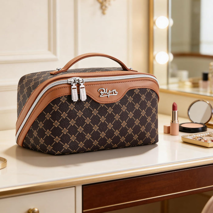 Travel Makeup Bag Cosmetic Bags for Women: 3-Piece Make up Bag Set