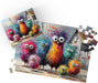 Puzzles for Adults 500 Pieces, Chicken Jigsaw Puzzles - Beach Chicken Coop, Impossible Beach Puzzles for Seniors Family, 20.47x14.96 inches, 1:1 Poster, Letter on the Back