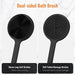 Silicone Back Scrubber for Shower, 17in Lengthen Long Handle Body Brush, Double Sided Shower Brush for Shower Exfoliatin
