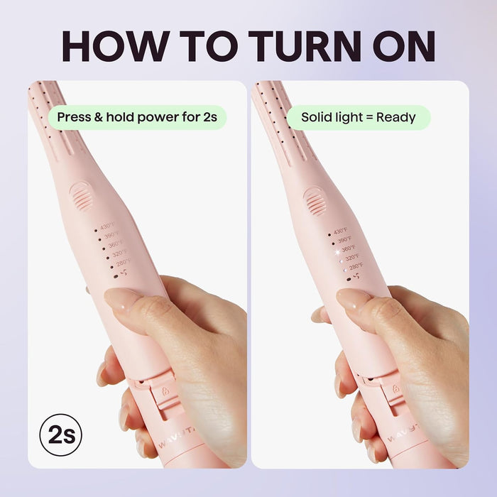 Cool Curl Pencil 0.65" Airflow Curling Iron for Short Hair & Pixie