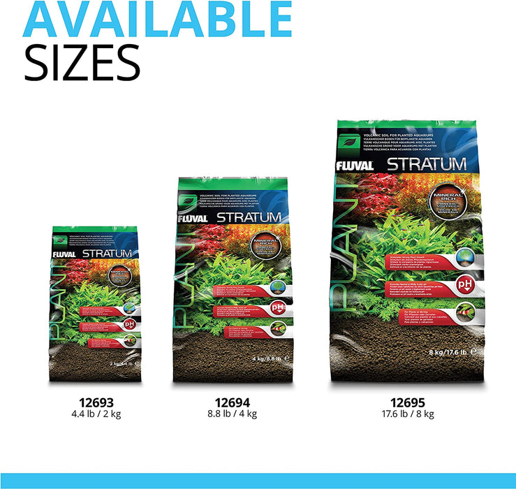12694 Plant and Shrimp Stratum for Freshwater Fish Tanks, 8.8 lbs.