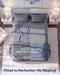 King Fitted Sheet, Ultra Soft Fits Up to 15 Inch Deep Pocket, Grey