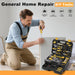 328 Piece Tool Kit for Home,Hand Repair Tool Set,Toolbox Storage Case with Drawer,General Household/Auto Tool Kit,Perfect for Homeowner, DIY, Handyman