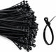 200 Pack 6 Inch Plastic Zip Ties with Screw Holes