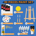 ACKASK Painting Kits for Adults Kids,Acrylic Paint Canvas Easel Set,30 Pcs Drawing Painting Supplies Art Kit,12 Paints,1