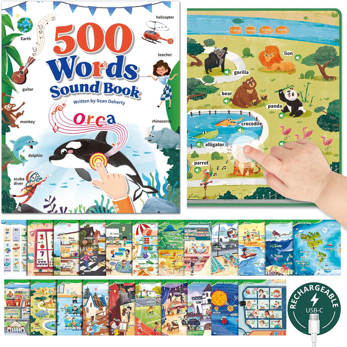 500 Words Sound Book for Kids