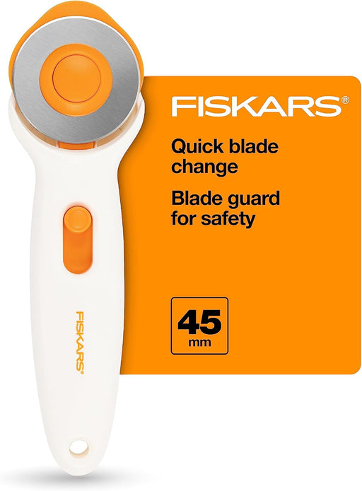 Fiskars 45mm Stick Rotary Cutter for Fabric, Arts and Crafts & Sewing