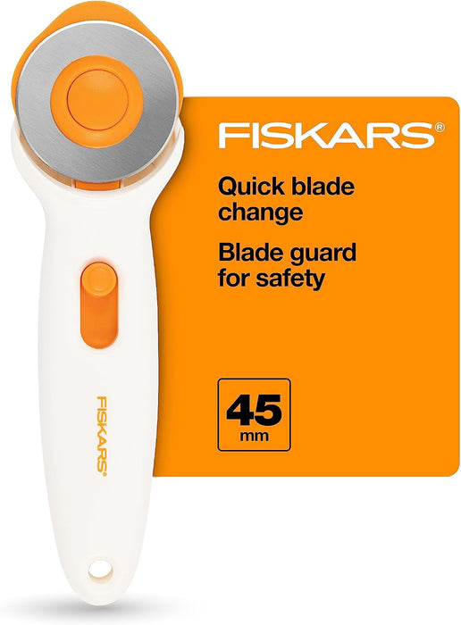 Fiskars 45mm Stick Rotary Cutter for Fabric, Arts and Crafts & Sewing