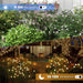 4 Pack Solar Garden Lights, 32 LED Firely Lights Outdoor