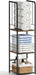 Narrow Towel Storage for Bathroom, 3-Tier Free Standing Bathroom Towel Rack Organizer with Shelf for Small Bath, Pool, B