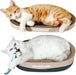 3-Piece Cat Scratcher Set, Oval Bowl Nest for Indoor Cats