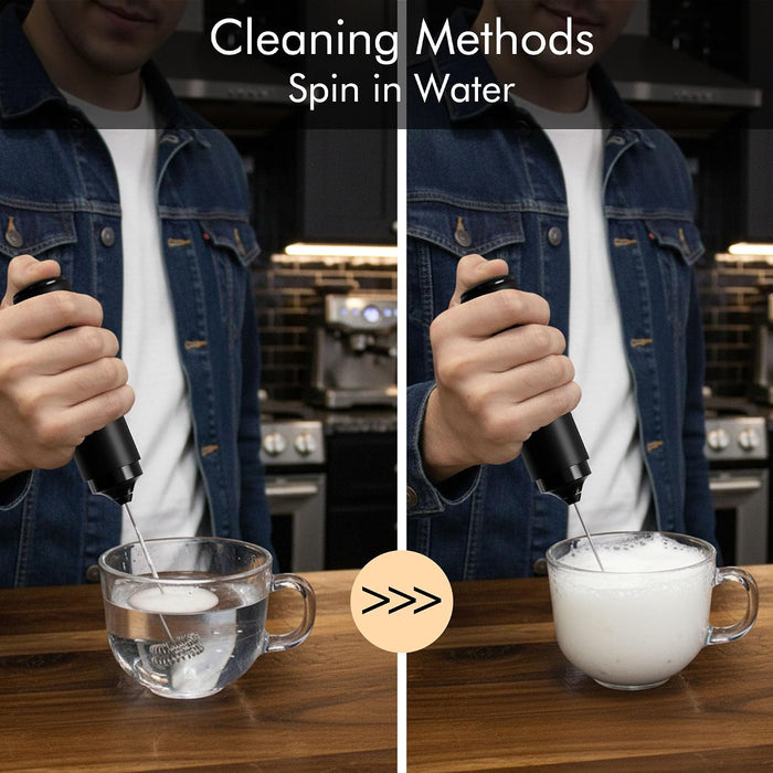Handheld Rechargeable Milk Frother Wand