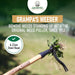 Original Stand Up Weed Puller Tool with Bamboo Long Handle