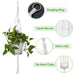 Two-Pack Cotton Rope Plant Hangers