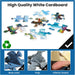 Jigsaw Puzzles for Adults 500 Pieces, Interlock Perfectly Letter on Back