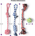 Dog Rope Toys, 4 Pack Cotton Puppy Teething and Chew Toys