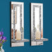 Mirrored Wall Candle Sconces Holder Set of 2, Wall Decor Living Room