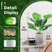 2 Pack 16" Indoor Fake Plants for Desk Shelf Bathroom Decor