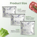 Reusable Aluminum Foil Sealable Storage Bags 30 Pcs, Thicken Stand Up Zip Lock Bags with Label for Food Vegetable Fruit 